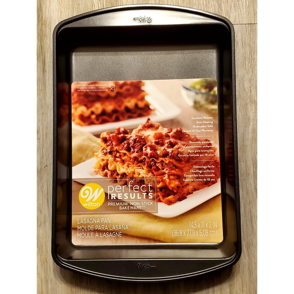 Wilton Perfect Results Steel Lasagna Pan, Premium Non-Stick‎ 14.5 x 11-inch